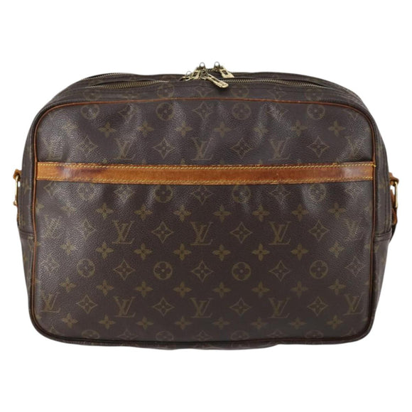 LOUIS VUITTON Monogram Reporter GM Shoulder Bag M45252 LV Auth hk3036