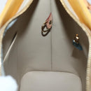 LOUIS VUITTON Monogram Vernis Houston Hand Bag Beige M91004 LV Auth hk3041-20