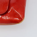 LOUIS VUITTON Monogram Vernis Thompson Street Bag Red M91094 LV Auth hk3043-11