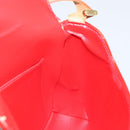 LOUIS VUITTON Monogram Vernis Thompson Street Bag Red M91094 LV Auth hk3043-19