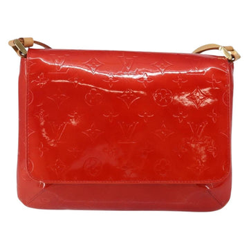 LOUIS VUITTON Monogram Vernis Thompson Street Bag Red M91094 LV Auth hk3043 - 0