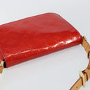 LOUIS VUITTON Monogram Vernis Thompson Street Bag Red M91094 LV Auth hk3043-6