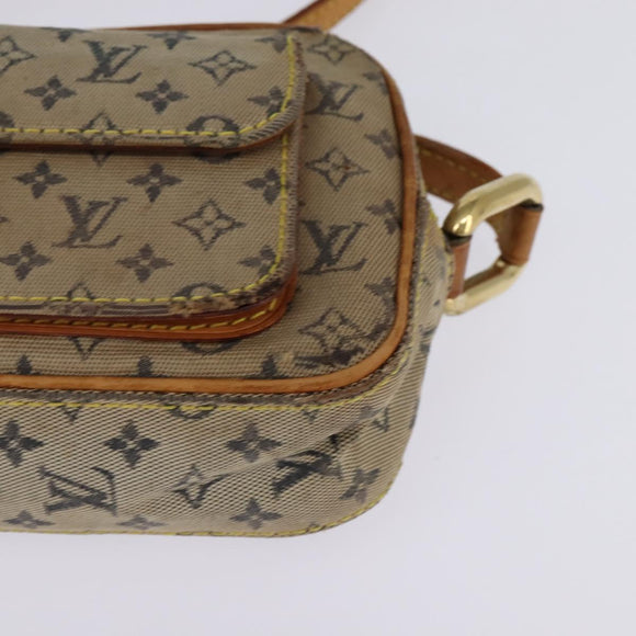 LOUIS VUITTON Monogram Mini Juliet MM Shoulder Bag Blue M92004 LV Auth hk3047