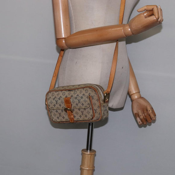 LOUIS VUITTON Monogram Mini Juliet MM Shoulder Bag Blue M92004 LV Auth hk3047