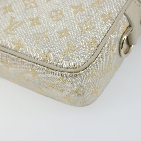 LOUIS VUITTON Monogram Shine McKenna Schoudertas Goud M92363 LV Auth hk3048