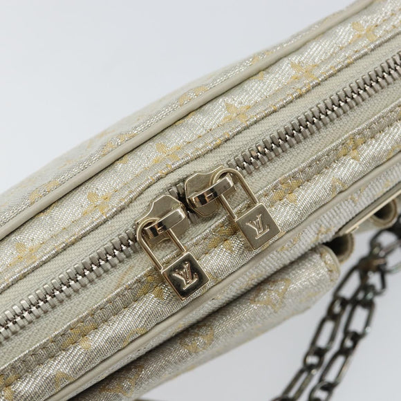 LOUIS VUITTON Monogram Shine McKenna Schoudertas Goud M92363 LV Auth hk3048