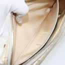 LOUIS VUITTON Monogram Shine McKenna Shoulder Bag Gold M92363 LV Auth hk3048-21