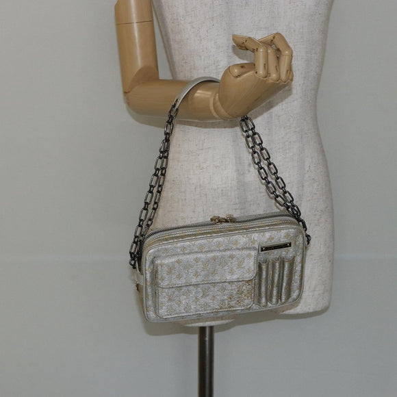 LOUIS VUITTON Monogram Shine McKenna Schoudertas Goud M92363 LV Auth hk3048