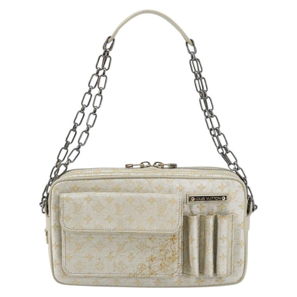 LOUIS VUITTON Monogram Shine McKenna Schoudertas Goud M92363 LV Auth hk3048