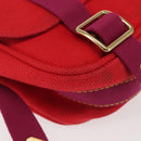 LOUIS VUITTON Antigua Buzzus PM Shoulder Bag Red Purple M40040 LV Auth hk3049-10