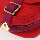 LOUIS VUITTON Antigua Buzzus PM Shoulder Bag Red Purple M40040 LV Auth hk3049-11