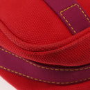 LOUIS VUITTON Antigua Buzzus PM Shoulder Bag Red Purple M40040 LV Auth hk3049-12