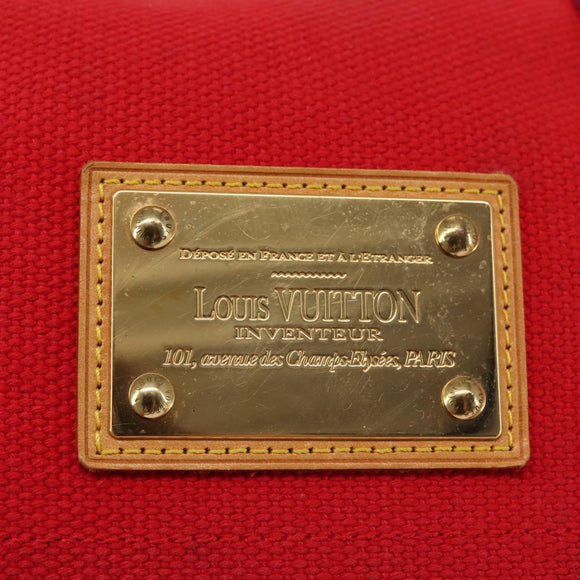 LOUIS VUITTON Antigua Buzzus PM Shoulder Bag Red Purple M40040 LV Auth hk3049