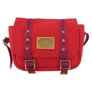 LOUIS VUITTON Antigua Buzzus PM Shoulder Bag Red Purple M40040 LV Auth hk3049 - 0