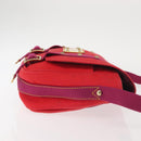 LOUIS VUITTON Antigua Buzzus PM Shoulder Bag Red Purple M40040 LV Auth hk3049-4