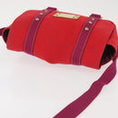 LOUIS VUITTON Antigua Buzzus PM Shoulder Bag Red Purple M40040 LV Auth hk3049-6