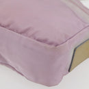 PRADA Shoulder Bag Nylon Pink Silver Auth hk3053-14