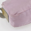 PRADA Shoulder Bag Nylon Pink Silver Auth hk3053-16