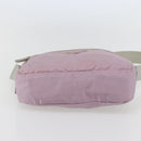 PRADA Shoulder Bag Nylon Pink Silver Auth hk3053-5