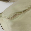 PRADA Shoulder Bag Nylon Beige Silver Auth hk3054-8