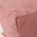 PRADA Hand Bag Nylon Pink Silver Auth hk3055-14