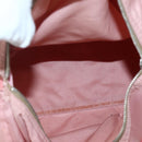 PRADA Hand Bag Nylon Pink Silver Auth hk3055-10