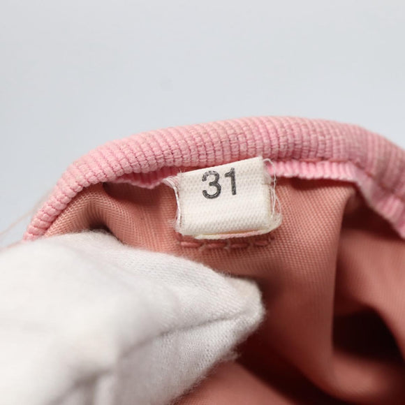 PRADA Hand Bag Nylon Pink Silver Auth hk3055