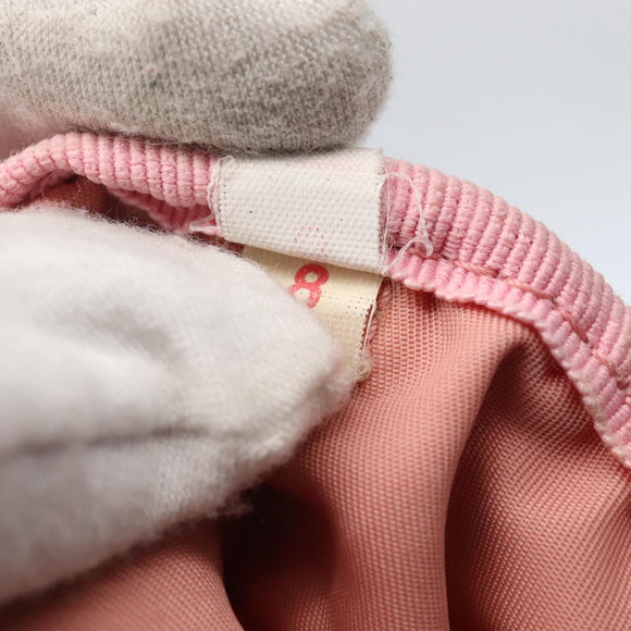 PRADA Hand Bag Nylon Pink Silver Auth hk3055