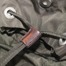 PRADA Backpack Nylon Khaki Silver Auth hk3056-26