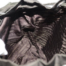 PRADA Backpack Nylon Khaki Silver Auth hk3056-28