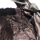 PRADA Backpack Nylon Khaki Silver Auth hk3056-29