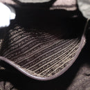 PRADA Backpack Nylon Khaki Silver Auth hk3056-30