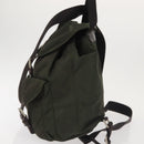 PRADA Backpack Nylon Khaki Silver Auth hk3056-3