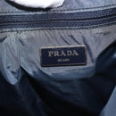 PRADA Tote Bag Nylon Blue Silver Auth hk3057-15