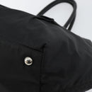 PRADA Tote Bag Nylon Black Silver Auth hk3058-10