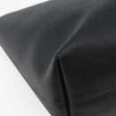 SAINT LAURENT Tote Bag Leather Black Auth hk3059-14