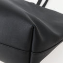SAINT LAURENT Tote Bag Leather Black Auth hk3059-15