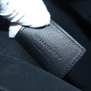 SAINT LAURENT Tote Bag Leather Black Auth hk3059-12