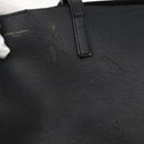 SAINT LAURENT Tote Bag Leather Black Auth hk3059-10