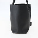 SAINT LAURENT Tote Bag Leather Black Auth hk3059-3