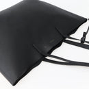 SAINT LAURENT Tote Bag Leather Black Auth hk3059-6