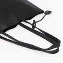 SAINT LAURENT Tote Bag Leather Black Auth hk3059-7