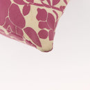 SAINT LAURENT Tote Bag Canvas Silver Purple 147396 Auth hk3060-17