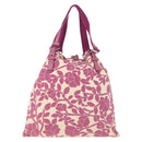 SAINT LAURENT Tote Bag Canvas Silver Purple 147396 Auth hk3060-2