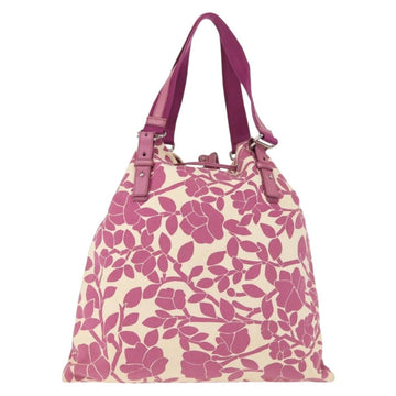 SAINT LAURENT Tote Bag Canvas Silver Purple 147396 Auth hk3060 - 0