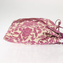 SAINT LAURENT Tote Bag Canvas Silver Purple 147396 Auth hk3060-3