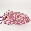 SAINT LAURENT Tote Bag Canvas Silver Purple 147396 Auth hk3060-4