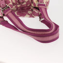 SAINT LAURENT Tote Bag Canvas Silver Purple 147396 Auth hk3060-7