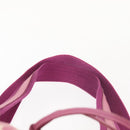 SAINT LAURENT Tote Bag Canvas Silver Purple 147396 Auth hk3060-14