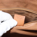 CELINE Macadam Canvas Hand Bag PVC Leather Brown Gold Auth hk3063-22